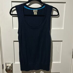L.L. Bean Navy Blue Sweater Vest